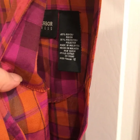 ⚡️FINAL PRICE⚡️ Vintage Plaid Sag Harbor Dress - Picture 6 of 16